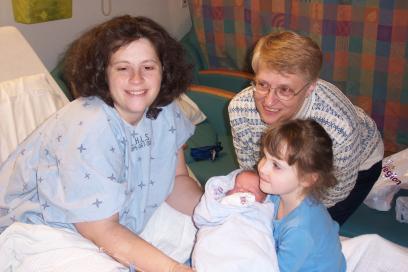 Kim, Edward, Grandma & Zoe