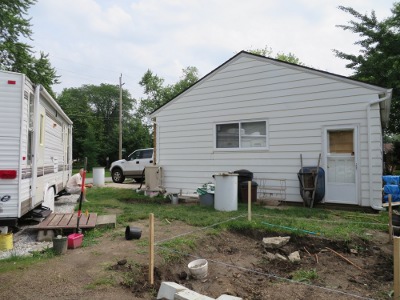 In June 2013 before the shed went in.