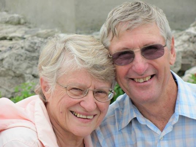 Judy and I at Tobermory 2014