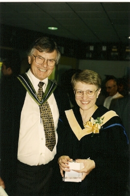 Judy at U Windsor graduation