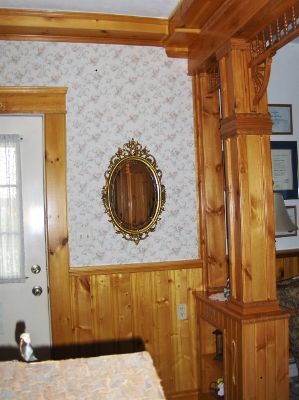Frpom dinning room