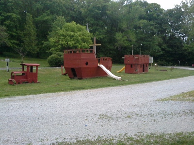 Play area Oak Creek Campground