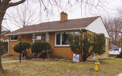 Front yard March 2012