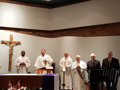 The Priests at Judy's Funeral Mass