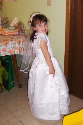 Zoe's first communion